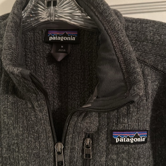 Patagonia Better Sweater 1/4 Zip Fleece Heather Blue - Picture 2 of 2